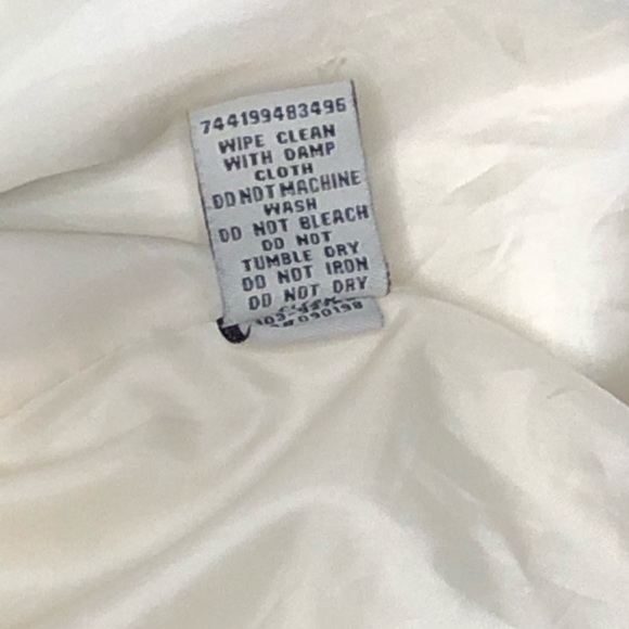 JOU JOU Junior’s Cream Leather Jacket - Picture 5 of 5